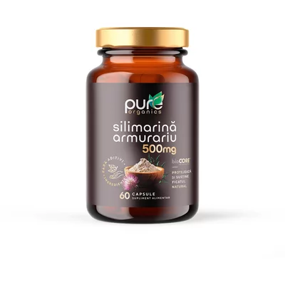 Silimarina - Armurariu – Ficat protejat - 60cps PureOrganics