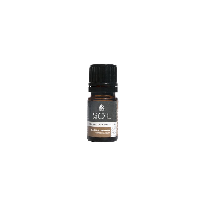 Soil ulei esential lemn de santal, organic ecocert, 2.5ml