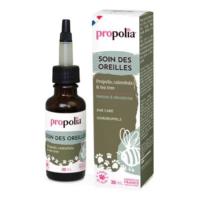 Solutie auriculara pentru animale cu propolis, galbenele si tea tree 30ml Propolia
