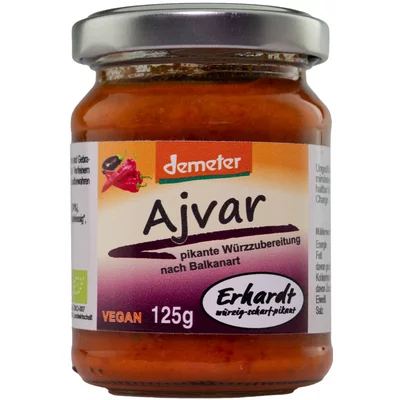 Sos ajvar bio 125g Erhardt