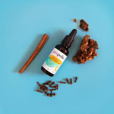 SOS solutie pentru ingrijire orala naturala cu propolis, cuisoare si scortisoara ecologica 30ml Propolia