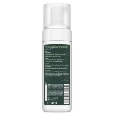 Spuma de ras Men Sensitive cu aloe vera si mesteacan 150ml Lavera