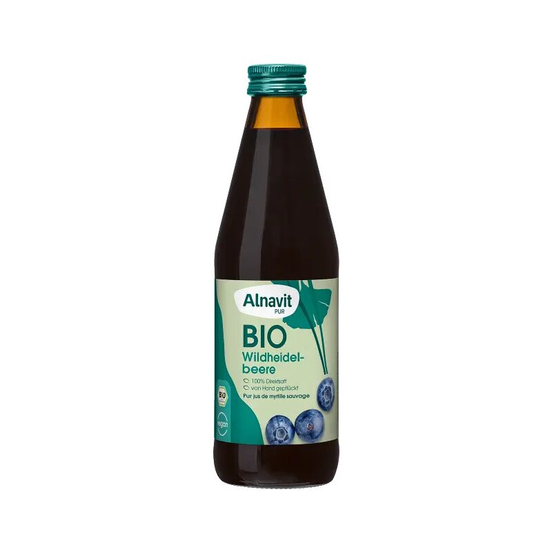 Suc de afine de padure bio 330ml alnavit
