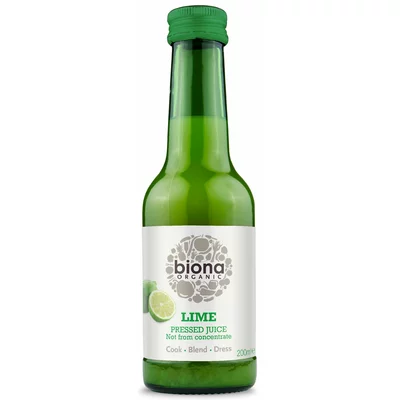 Suc de lime pur bio 200ml Biona - PRET REDUS