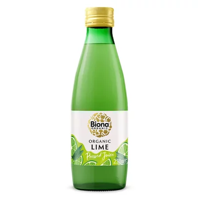 Suc de lime pur bio 250ml Biona PRET REDUS
