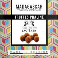 Trufe de ciocolata belgiana cu praline, artizanale, Madagascar, eco 75g, Millesime