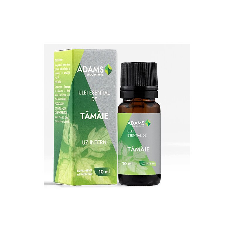 Uiei esential de tamaie, uz intern, 10ml, adams supplements