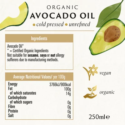 Ulei de avocado bio 250ml Biona