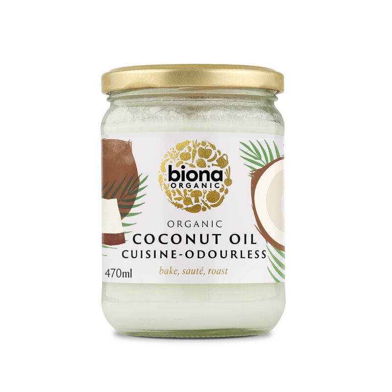Ulei de cocos dezodorizat pt. gatit bio 470ml biona