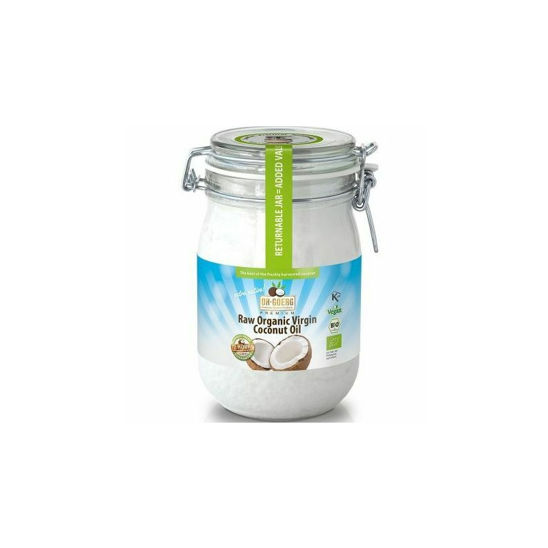 Ulei de cocos premium raw bio 1000ml dr. goerg