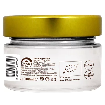 Ulei de cocos virgin presat la rece bio 100ml Dragon Superfoods