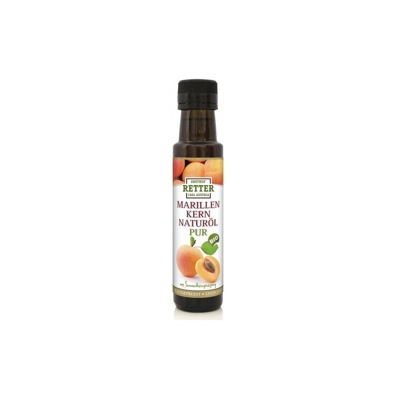 Ulei din samburi de caise presat la rece bio, 100ml, retter