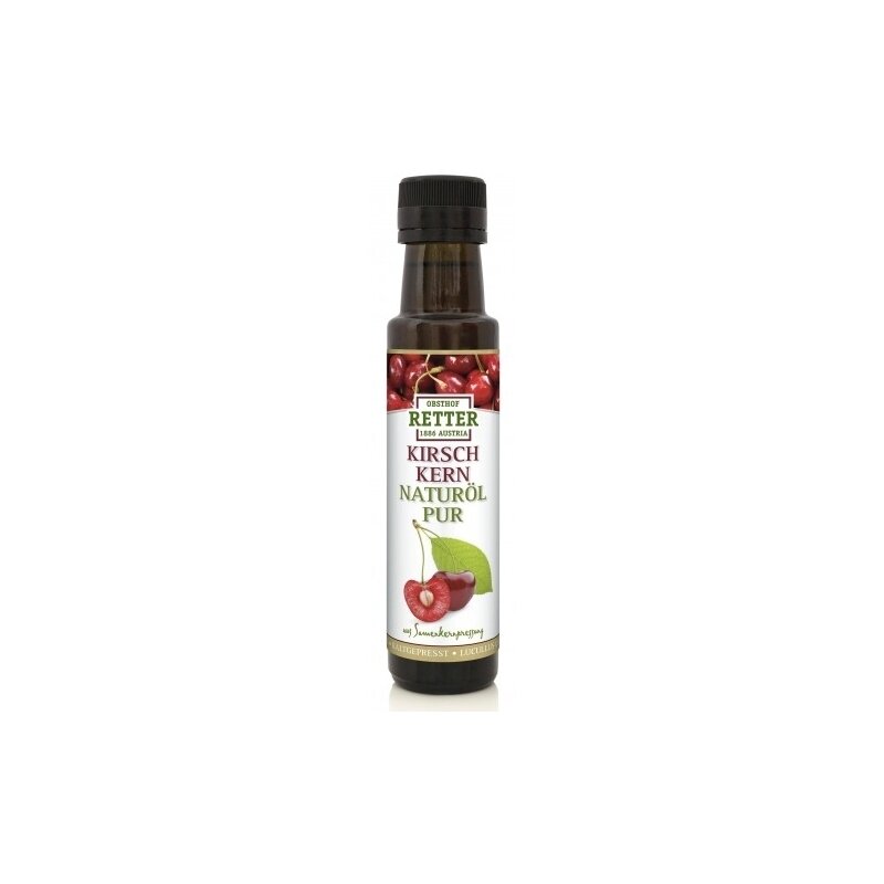 Ulei din samburi de cirese presat la rece bio, 100ml, retter