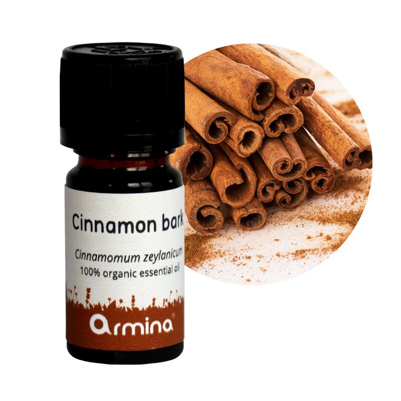 Ulei esential de scortisoara (zinnamomum zeylanicum) pur bio 5ml armina