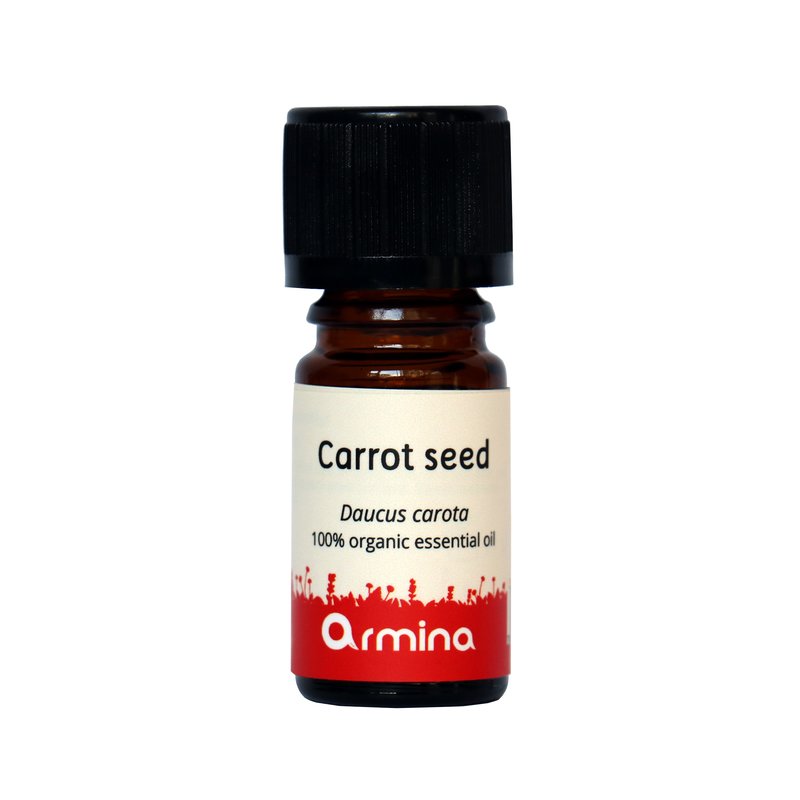 Ulei esential din seminte de morcov (daucus carota) pur bio 5ml armina