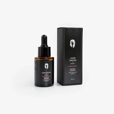 Ulei natural de par cu ulei de argan si ulei de jojoba, 30ml, SOLIDU PRET REDUS