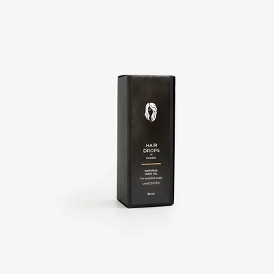 Ulei natural de par pentru scalp sensibil, fara miros, 30ml, SOLIDU PRET REDUS