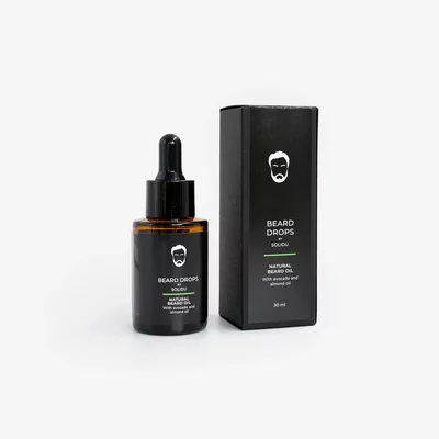 Ulei natural pentru barba cu avocado si ulei de migdale, 30ml, SOLIDU PRET REDUS
