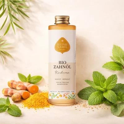 Ulei pentru igiena orala cu turmeric bio 100ml Eliah Sahil PRET REDUS