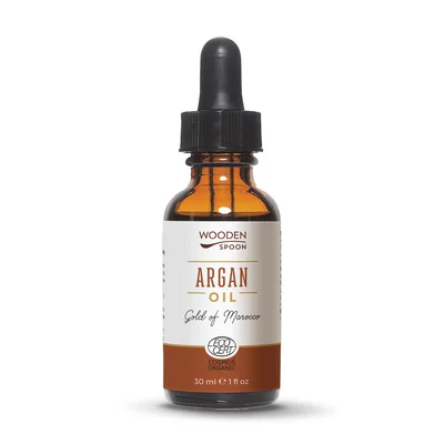 Ulei pur de argan, bio, 30ml, Wooden Spoon PRET REDUS