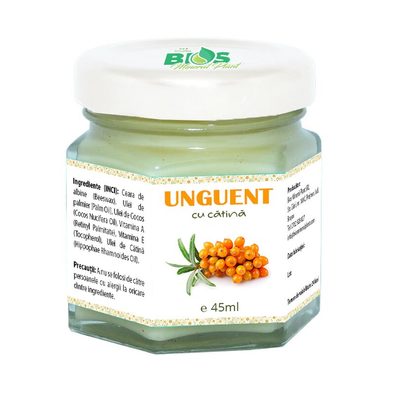 Unguent cu catina, 45 ml, bios mineral plant