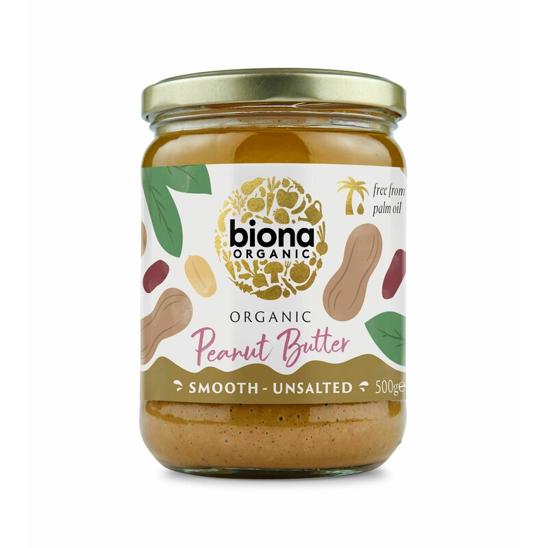 Crema de arahide smooth fara sare eco, 500g, biona