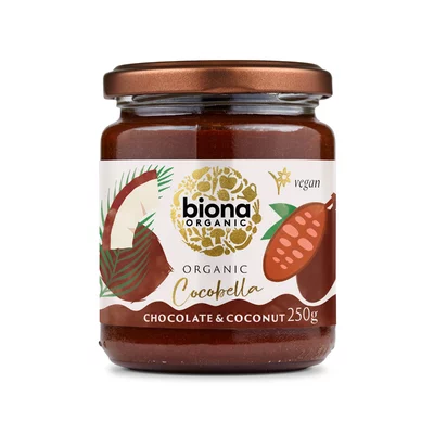 Unt de cocos cu ciocolata CocoBella bio 250g PROMO