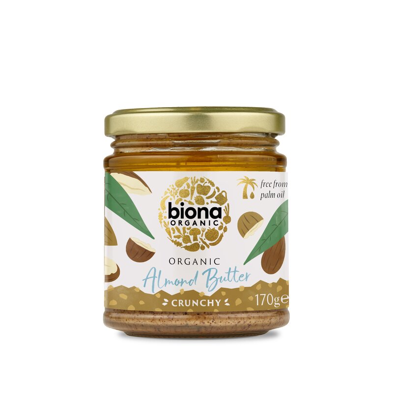 Crema de migdale crunchy bio 170g biona