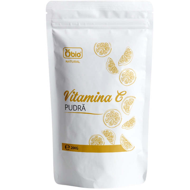 Vitamina c pudra 200g obio