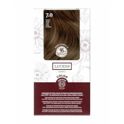Vopsea de par fara amoniac Blond 7.0, Lucens Umbria