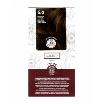 Vopsea de par fara amoniac Blond Inchis 6.0, Lucens Umbria