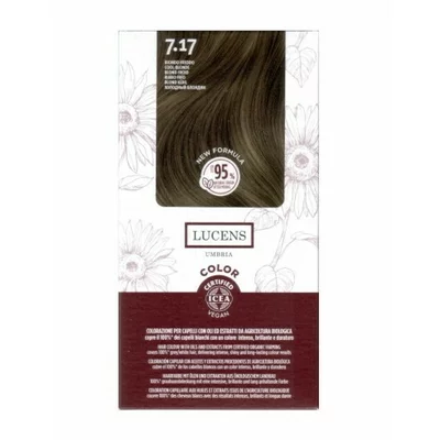 Vopsea de par fara amoniac Blond Rece 7.17, Lucens Umbria