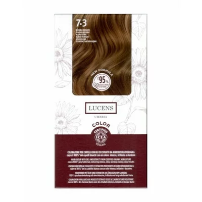 Vopsea fara amoniac Blond Auriu 7.3, Lucens Umbria