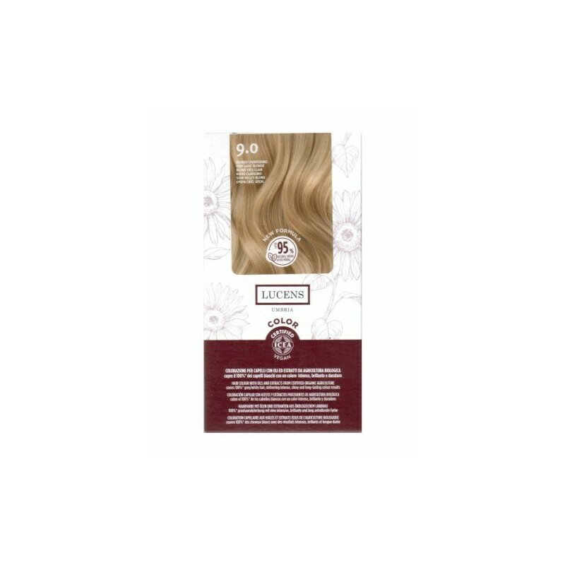 Vopsea fara amoniac Blond Foarte Deschis 9.0, Lucens Umbria