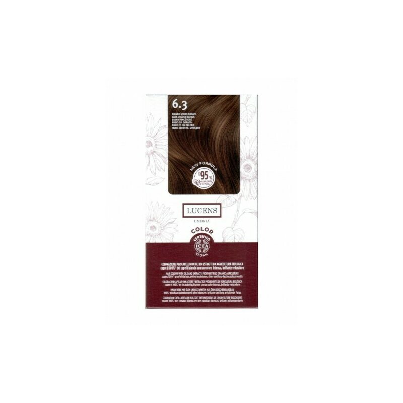 Vopsea fara amoniac Blond Inchis Auriu 6.3, Lucens Umbria