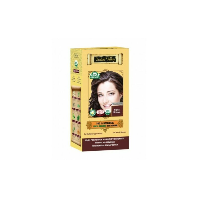 Vopsea Henna Saten Deschis Botanical, 120g, Indus Valley