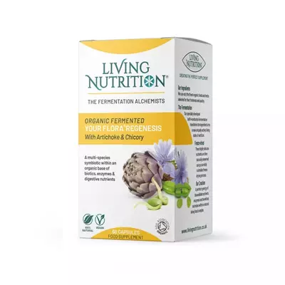 Your Flora Regenesis 700 mg probiotice fermentate pentru refacerea florei intestinale, 60 capsule, Living Nutrition