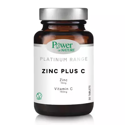 Zinc Plus C, 30 tablete, Power Of Nature