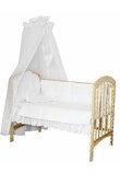 Baldachin patut alb+inimioare decor