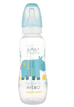 Biberon, Baby Rhino, albastru, +12 luni, 330ml