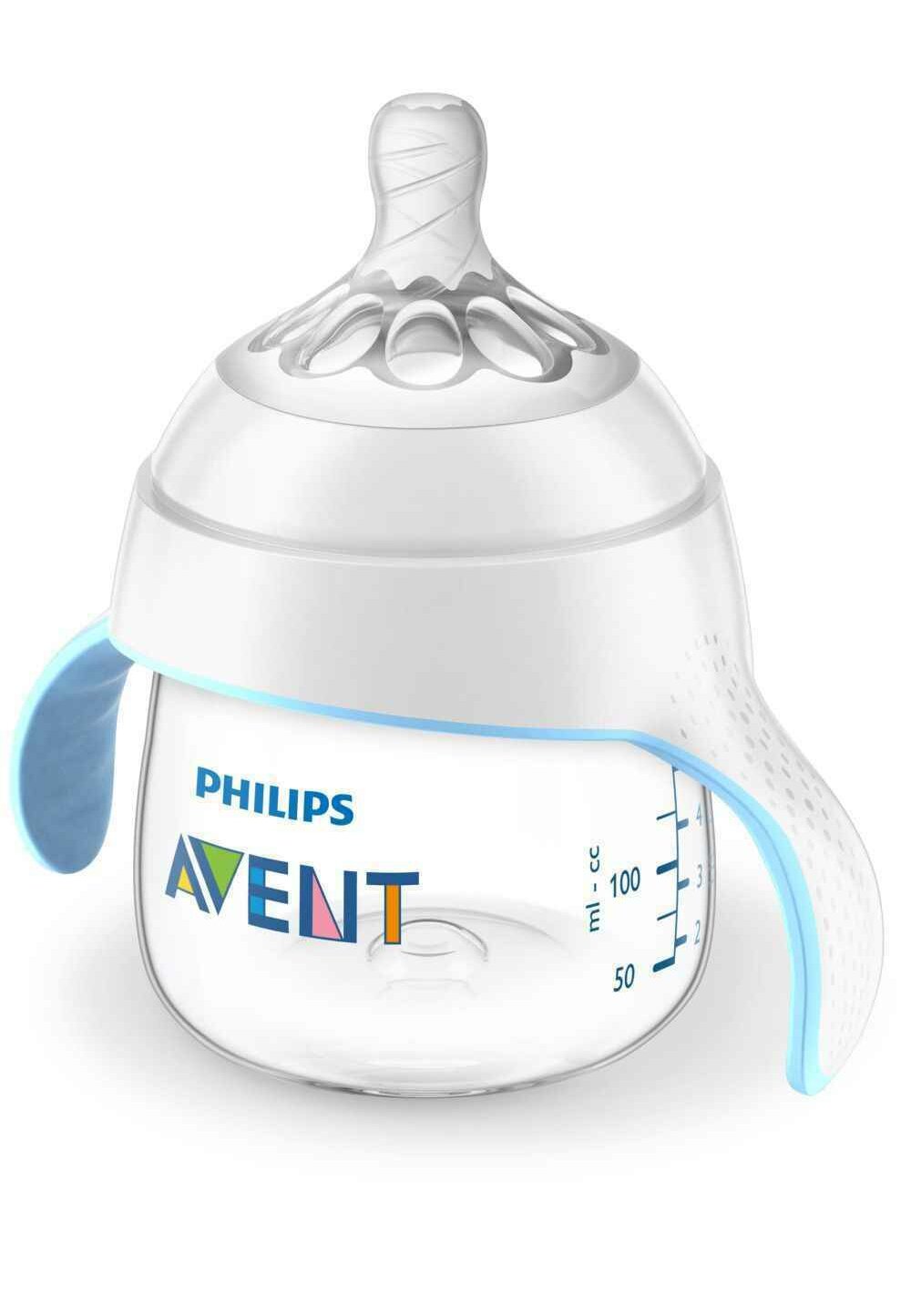 Biberon cu maner, Philips Avent Natural, + 4 luni