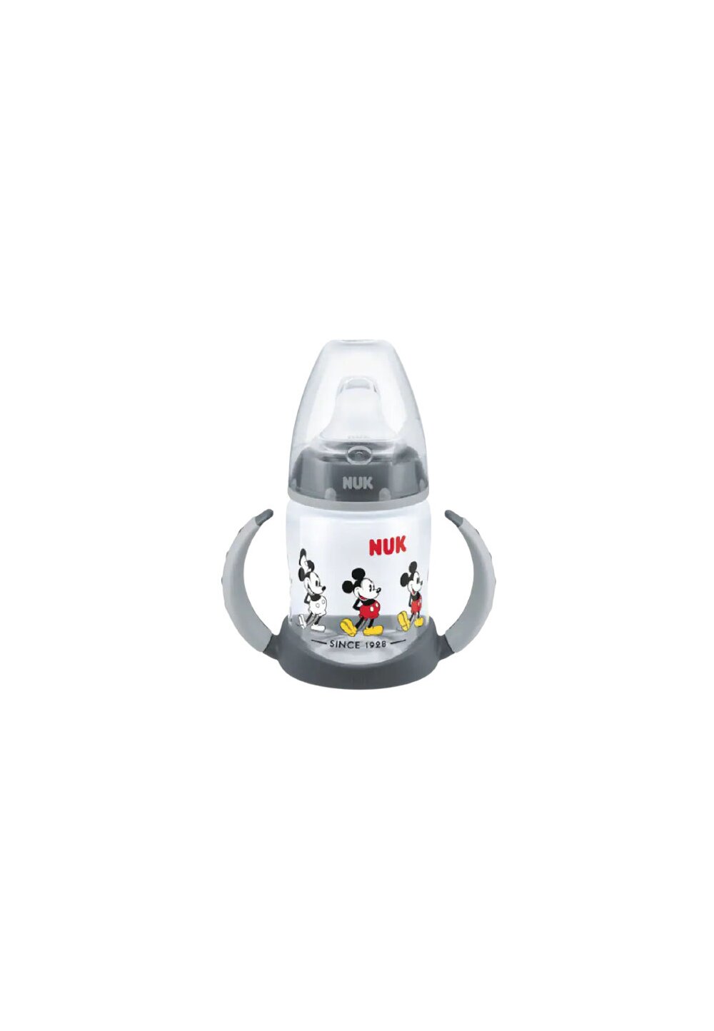 Biberon Nuk, First choice, cu cioc, Mickey Mouse, 6-18 luni, 150 ml