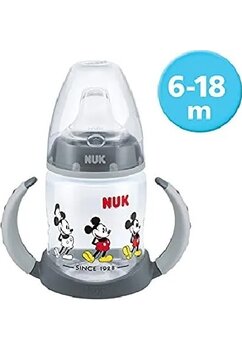 Biberon Nuk, First choice, cu cioc, Mickey Mouse, 6-18 luni, 150 ml