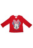 Bluza bebe Minnie Mouse, rosie