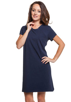 Camasa alaptat, 95% bumbac, Kinga, bleumarin