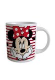 Cana ceramica, Minnie Mouse, cu dungi 