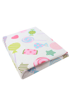 Cearceaf bumbac, Sweet Candies, 120 x 60 cm, multicolor