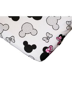 Cearceaf patut, Prichindel, Minnie roz, 120 x 60 cm
