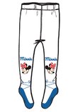 Ciorapi cu chilot, alb cu albastru, Minnie Mouse