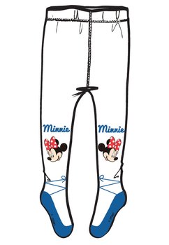 Ciorapi cu chilot, alb cu albastru, Minnie Mouse